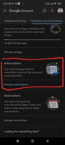 Manage Subscriptions 